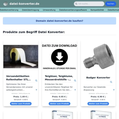 Screenshot datei-konverter.de
