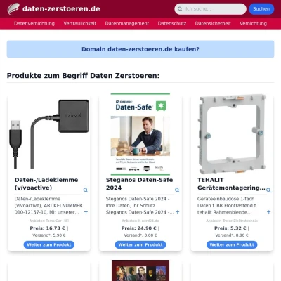 Screenshot daten-zerstoeren.de