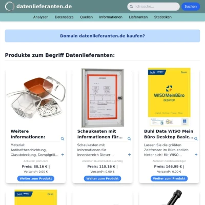 Screenshot datenlieferanten.de