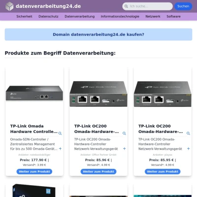 Screenshot datenverarbeitung24.de