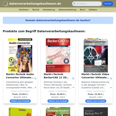 Screenshot datenverarbeitungskaufmann.de