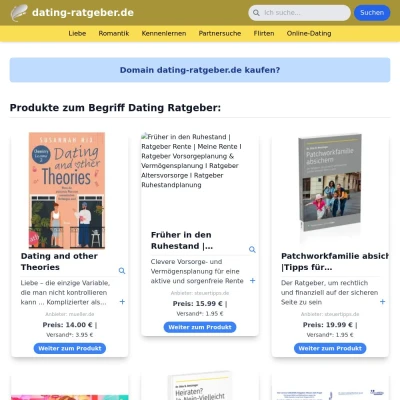 Screenshot dating-ratgeber.de