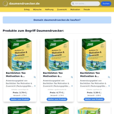 Screenshot daumendruecker.de