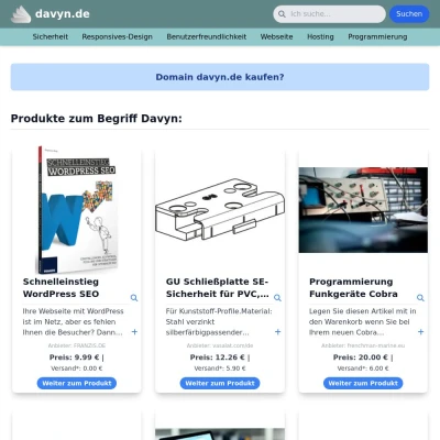 Screenshot davyn.de