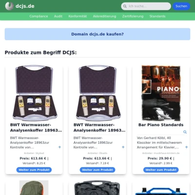 Screenshot dcjs.de