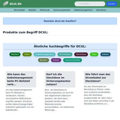 Screenshot dcul.de