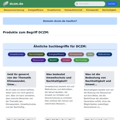 Screenshot dczm.de