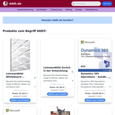 Screenshot dddt.de