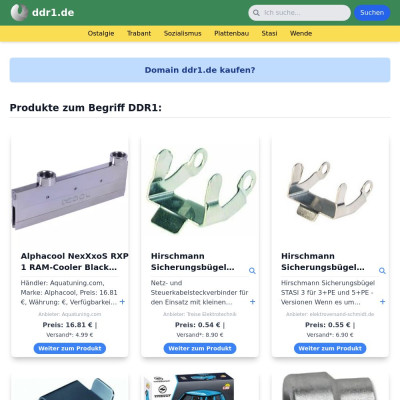 Screenshot ddr1.de