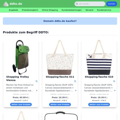 Screenshot ddto.de