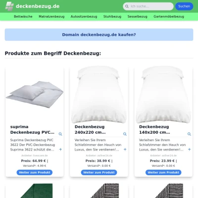 Screenshot deckenbezug.de
