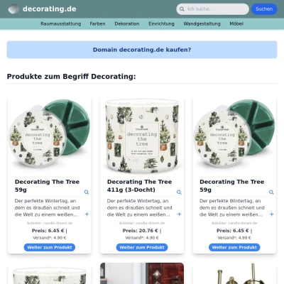 Screenshot decorating.de