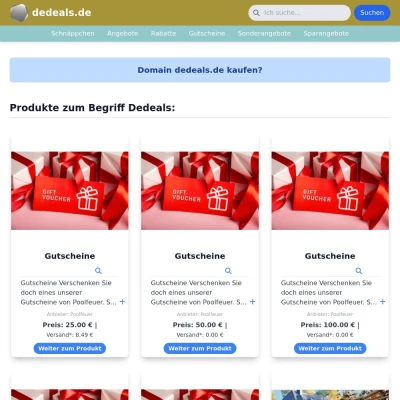 Screenshot dedeals.de
