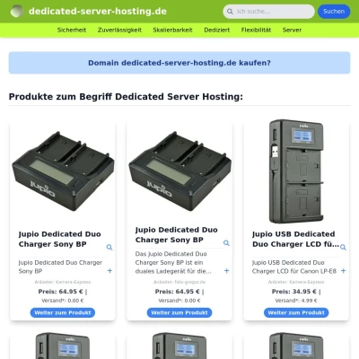 Screenshot dedicated-server-hosting.de