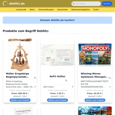 Screenshot dehlitz.de