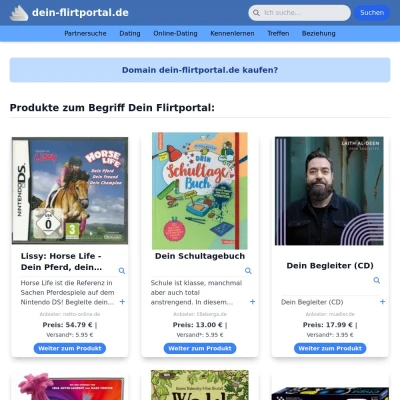 Screenshot dein-flirtportal.de