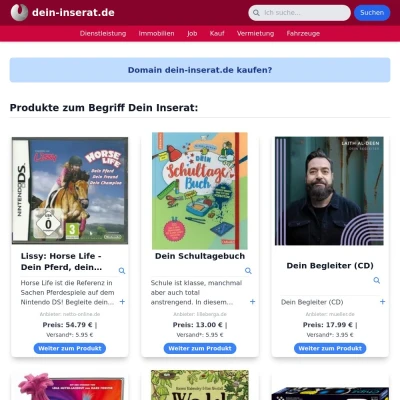 Screenshot dein-inserat.de