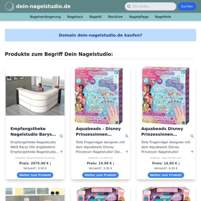 Screenshot dein-nagelstudio.de