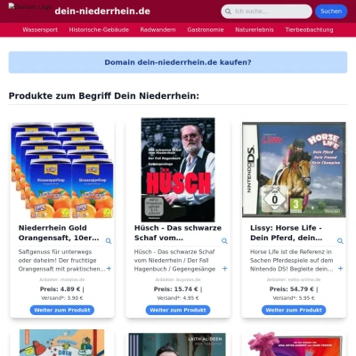 Screenshot dein-niederrhein.de