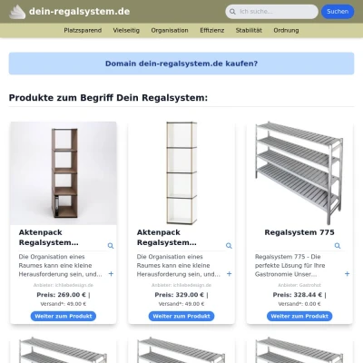 Screenshot dein-regalsystem.de