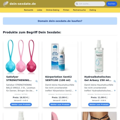 Screenshot dein-sexdate.de