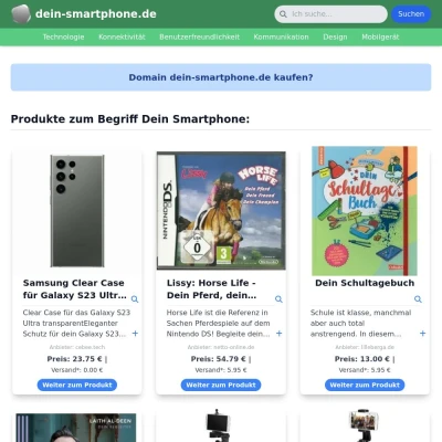 Screenshot dein-smartphone.de