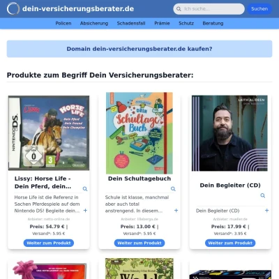 Screenshot dein-versicherungsberater.de