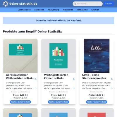 Screenshot deine-statistik.de