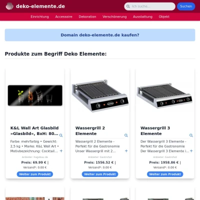 Screenshot deko-elemente.de
