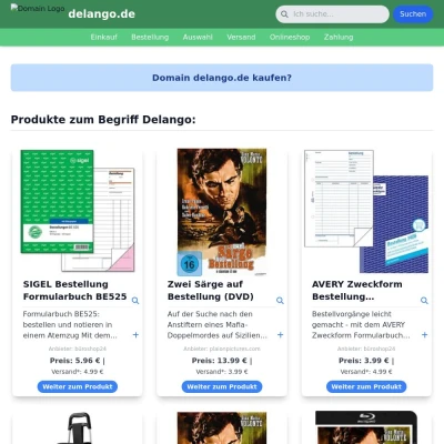 Screenshot delango.de