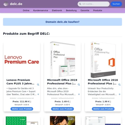 Screenshot delc.de