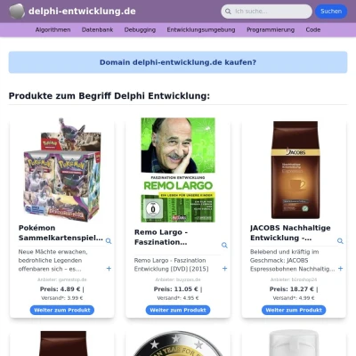 Screenshot delphi-entwicklung.de