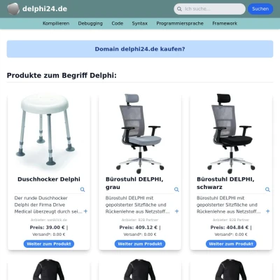 Screenshot delphi24.de