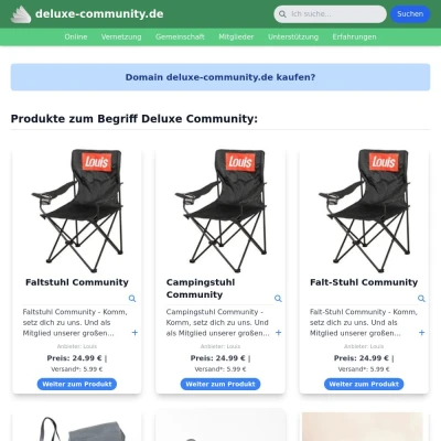 Screenshot deluxe-community.de