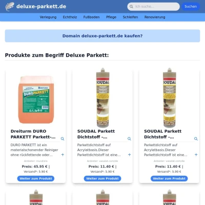 Screenshot deluxe-parkett.de