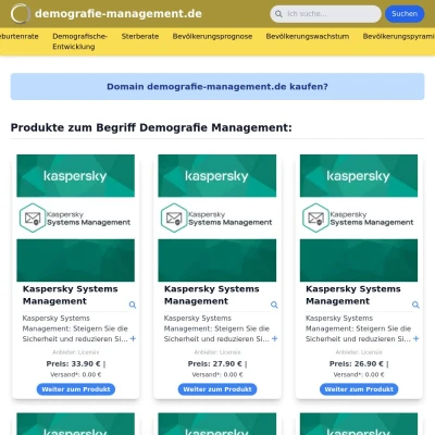Screenshot demografie-management.de