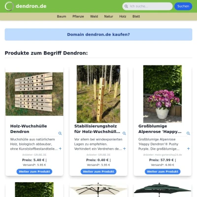 Screenshot dendron.de