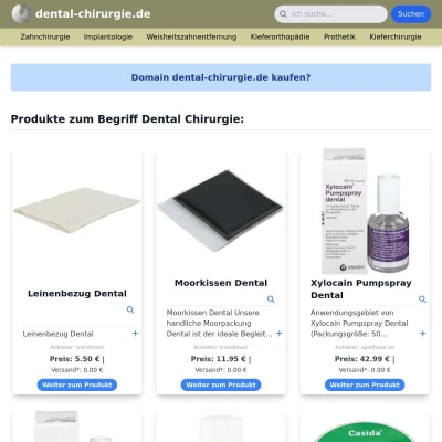 Screenshot dental-chirurgie.de