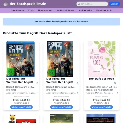 Screenshot der-handspezialist.de