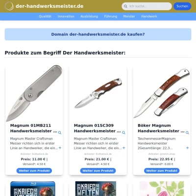 Screenshot der-handwerksmeister.de