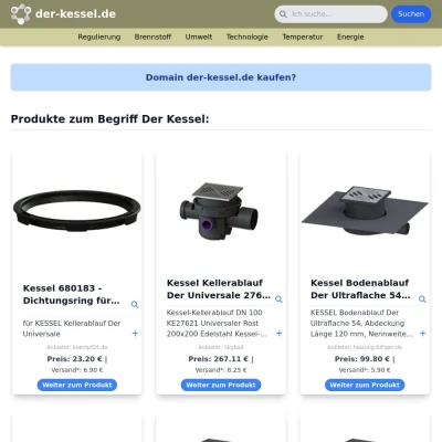 Screenshot der-kessel.de