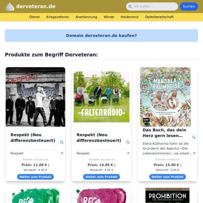 Screenshot derveteran.de