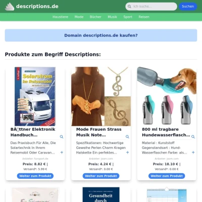 Screenshot descriptions.de
