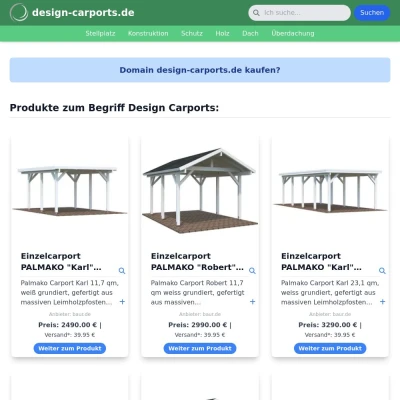 Screenshot design-carports.de