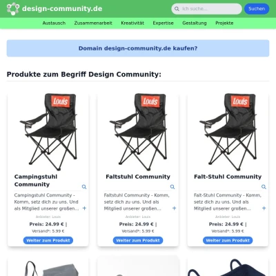 Screenshot design-community.de