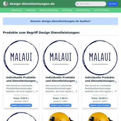 Screenshot design-dienstleistungen.de