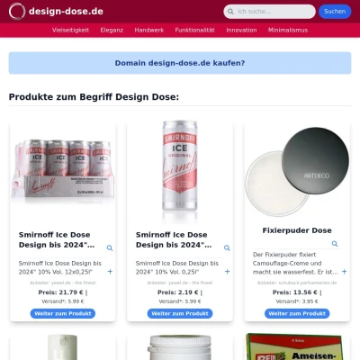 Screenshot design-dose.de