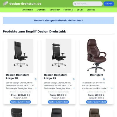 Screenshot design-drehstuhl.de