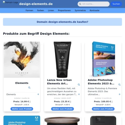 Screenshot design-elements.de