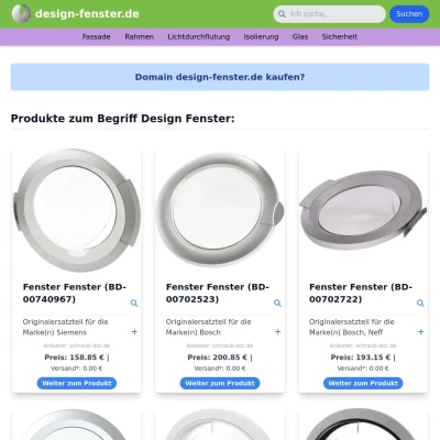 Screenshot design-fenster.de